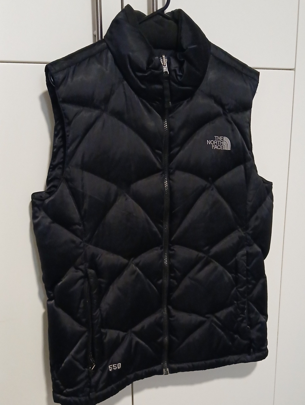 The North Face Black Quilted 550 Down Vest - Women's